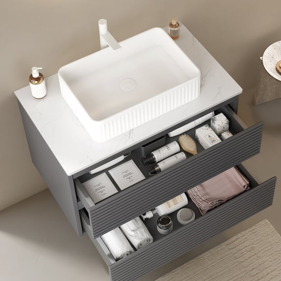 36" Artificial Marble Countertop, Moisture - resistant, Easy to Clean / Elegant for Different Home Styles