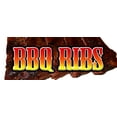 thumbnail image 1 of 36" BBQ RIBS DECAL sticker barbque bar-b-q bbq, 1 of 1