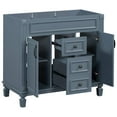 36'' Bathroom Vanity Without Top Sink, Royal Blue Only, Modern