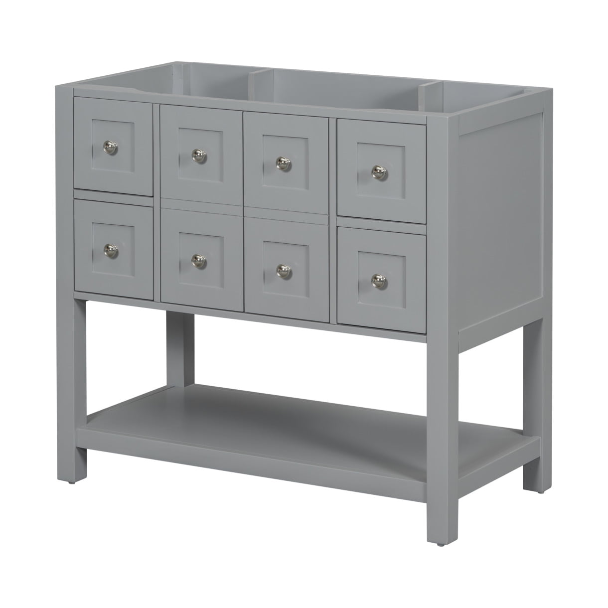 36'' Bathroom Vanity without Sink,Free Standing Vanity Set with 4 ...