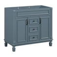 thumbnail image 1 of 36'' Bathroom Vanity without Top Sink, Cabinet only, Modern Bathroom Storage Cabinet with 2 Soft Closing Doors and 2 Drawers, 1 of 7