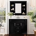 thumbnail image 1 of 36'' Black Stylish - Ample Space for Toiletries - Bathroom - Provide Unified Home Decoration, 1 of 7