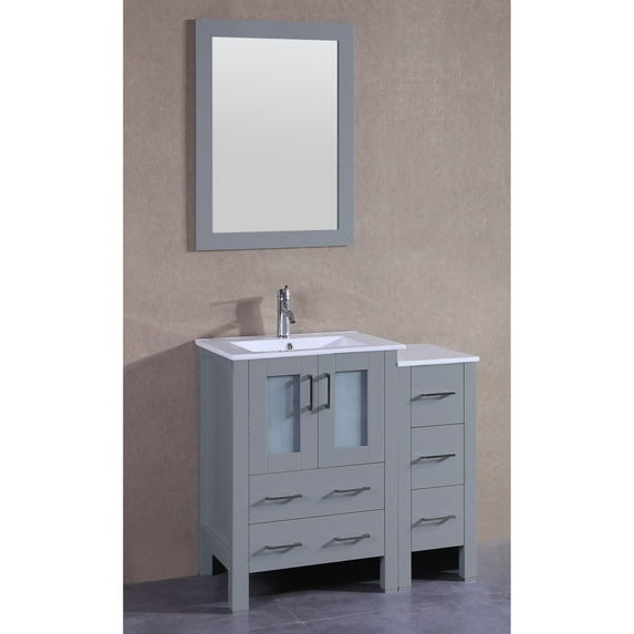 36" Bosconi AGR124U1S Single Vanity