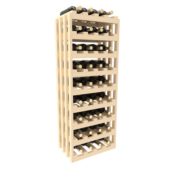 36 Bottle Wall Wine Rack  4 column - 4 Foot