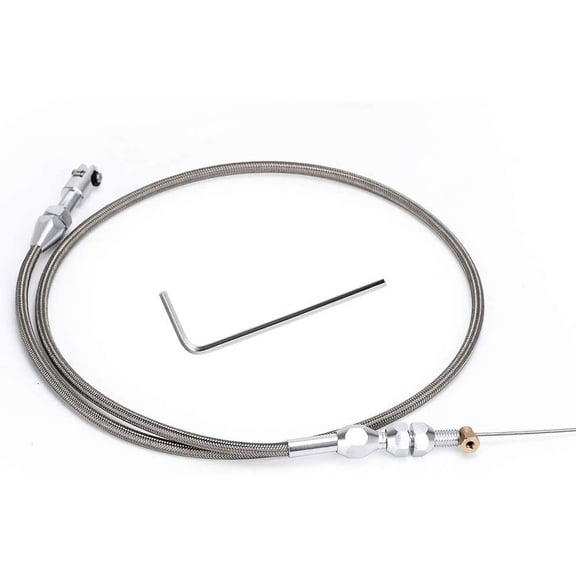 36" Braided Throttle Cable Kit Compatible with 97-07 Chevrolet/Chevy LS1 Engine 4.8L 5.3L 5.7L 6.0L