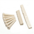36 Bridge Pins + Saddle + Bridge Saddle Bone / Bone Acoustic Guitar
