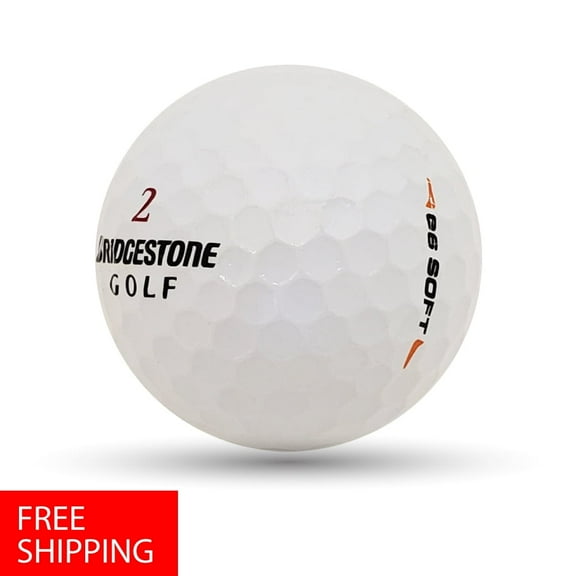 Pre-Owned 36 Bridgestone e6 Soft White 5A - Mint - Used Recycled Golf Balls, by Mulligan Golf Balls