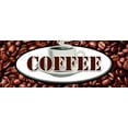 thumbnail image 1 of 36" COFFEE DECAL sticker shop cafe beans hot cappuccino, 1 of 1