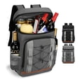 thumbnail image 1 of 36 Cans Leakproof Insulated Backpack Cooler 25L/6.6Gal Portable Cooler Bag for Camping Beach Hiking BBQ Lunch Gift for Men Women Gray, 1 of 12