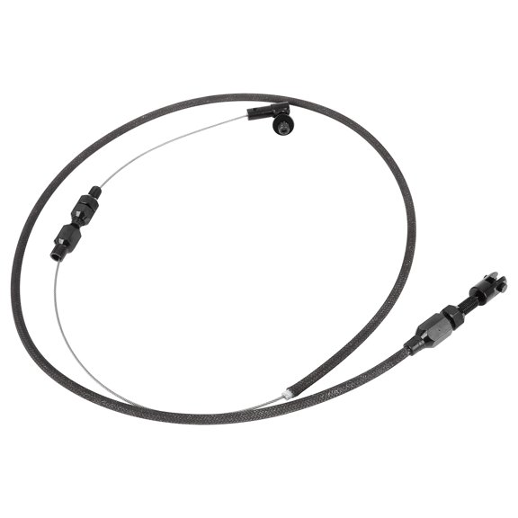 36" Car Vehicle Throttle Cable Braided Stainless Steel Universal Accelerator Black