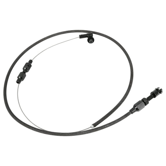 36" Car Vehicle Throttle Cable Braided Stainless Steel Universal Accelerator Black