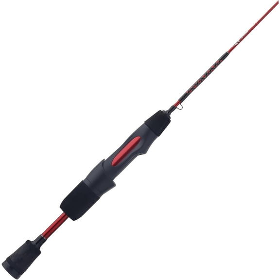 36" Carbon Ice Spinning Rod, 1 Piece Fishing Rod, Medium Heavy Rod Power, 6 - 10 lb Line Rating