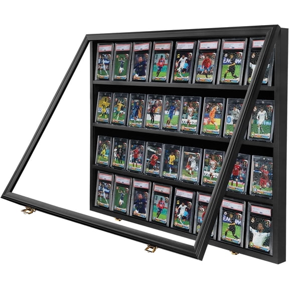 36 Card Display Case,Black,Large,1 pc(33*26 in)