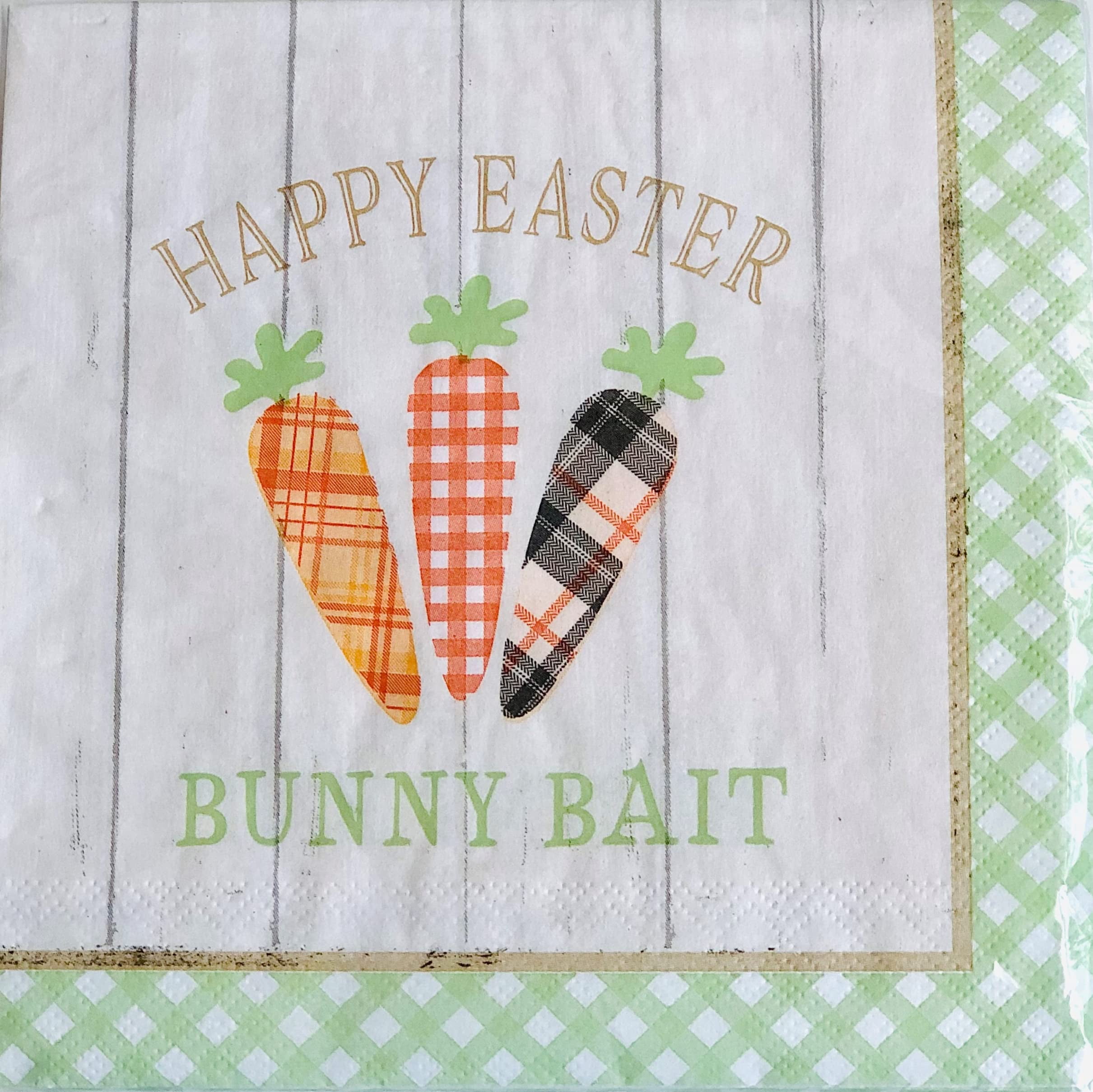 36 Carrots Paper Napkin Cocktail Serviettes for Brunch Buffet 36