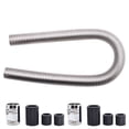 thumbnail image 1 of 36" Chrome Universal Flexible Stainless Steel Radiator Hose Kit, 1 of 4