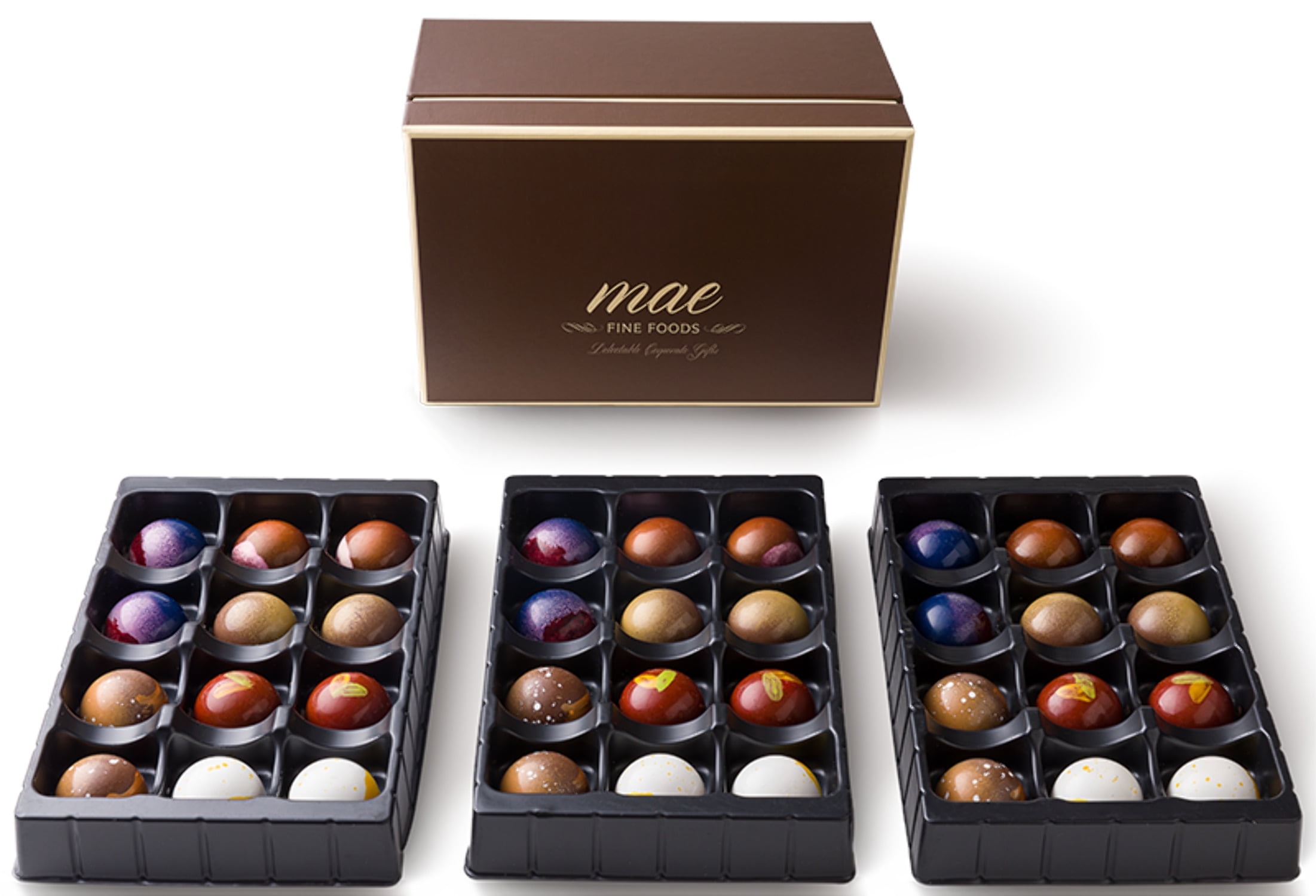 36 Classic Gourmet Chocolate Bonbons