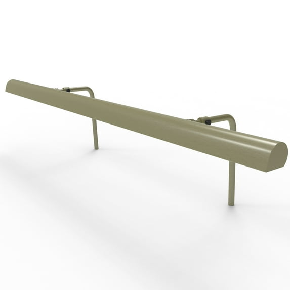 36" Classic Plug-In LED Art Light in Antique Brass