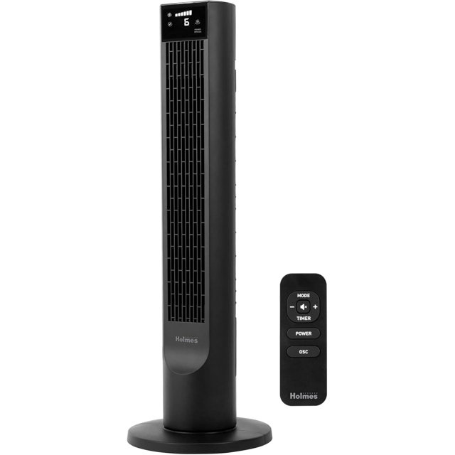 36" Cleanbreeze Digital Tower Fan With Removable Blade, Clearread