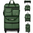 thumbnail image 1 of 36″ Expandable Foldable Suitcase Bag Large Collapsible Rolling Luggage Bag for Storage, Moving & Abroad Travel, Green, JM, 1 of 12