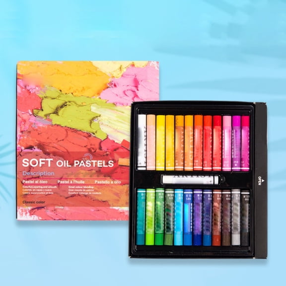 36-Color Oil Pastel Set, Soft Drawing Pastel Kit, 1 Pack