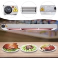 thumbnail image 1 of 36" Commerical Food Heat Lamp Overhead Food Warmer Hanging-mounted 30-85 Heater Corded Strip Food Warmer 36" 110V Infrared Strip Heater 600W Commercial Station Corded Food Warmer, 1 of 12
