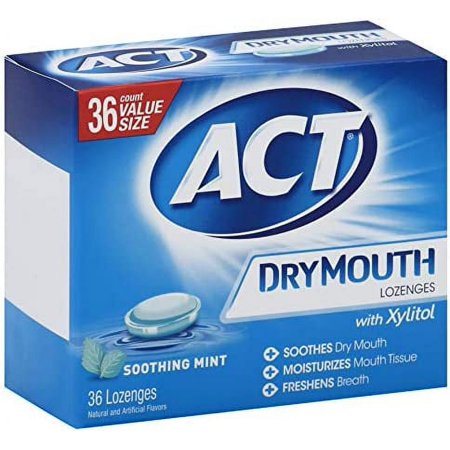 36 Count 36 Size Dry Mouth Mint Lozenges