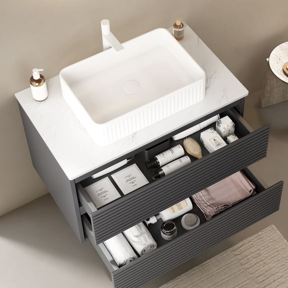 36" Countertop of Artificial Marble | Robust, Moisture Resistant | For Contemporary Kitchens