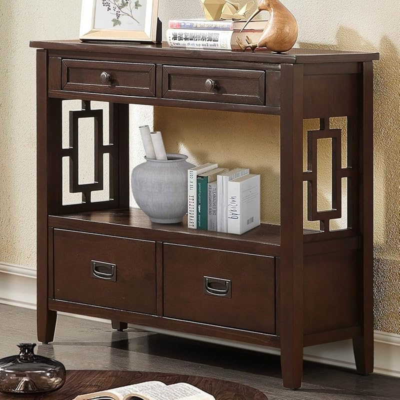 Console Table With Storage 36
