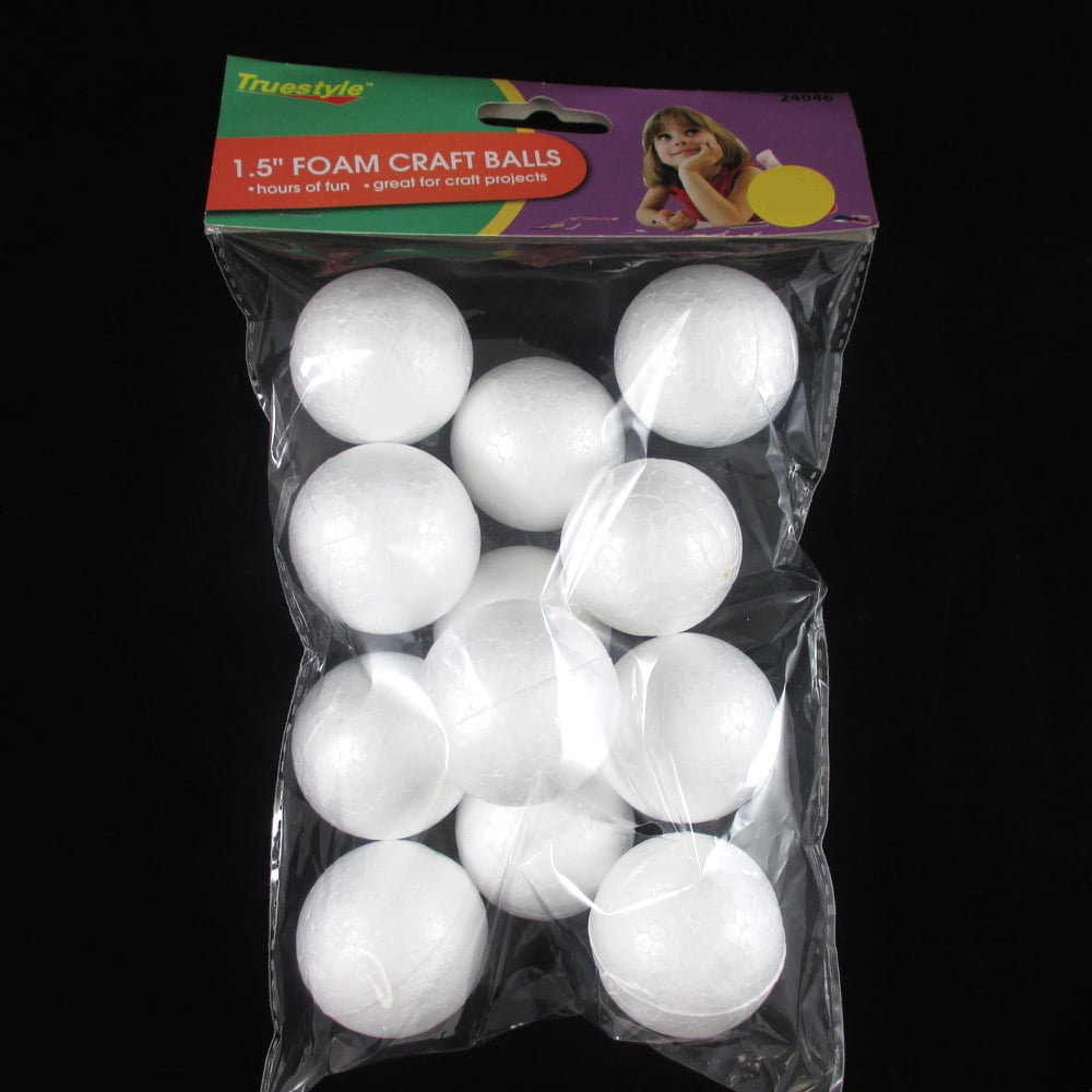 150mm 6 inch 15cm Polystyrene Balls in 2 HOLLOW HALVES for craft &  decoration