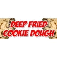 thumbnail image 1 of 36" DEEP FRIED COOKIE DOUGH DECAL sticker warm fresh homemade fried pie, 1 of 1