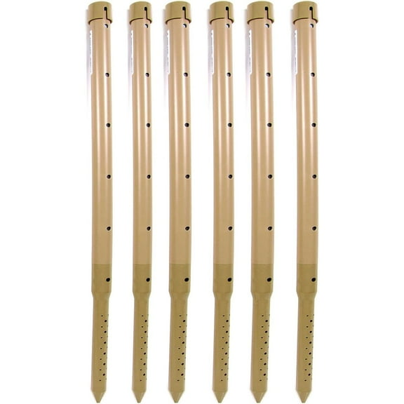 36" Deep Drip Tree Watering Stakes/Spikes (Pack of 6)