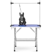 36"Dog Grooming Table, Portable Pet Grooming Table Mesh Tray, ONE PIX Grooming Table for Dogs at Home