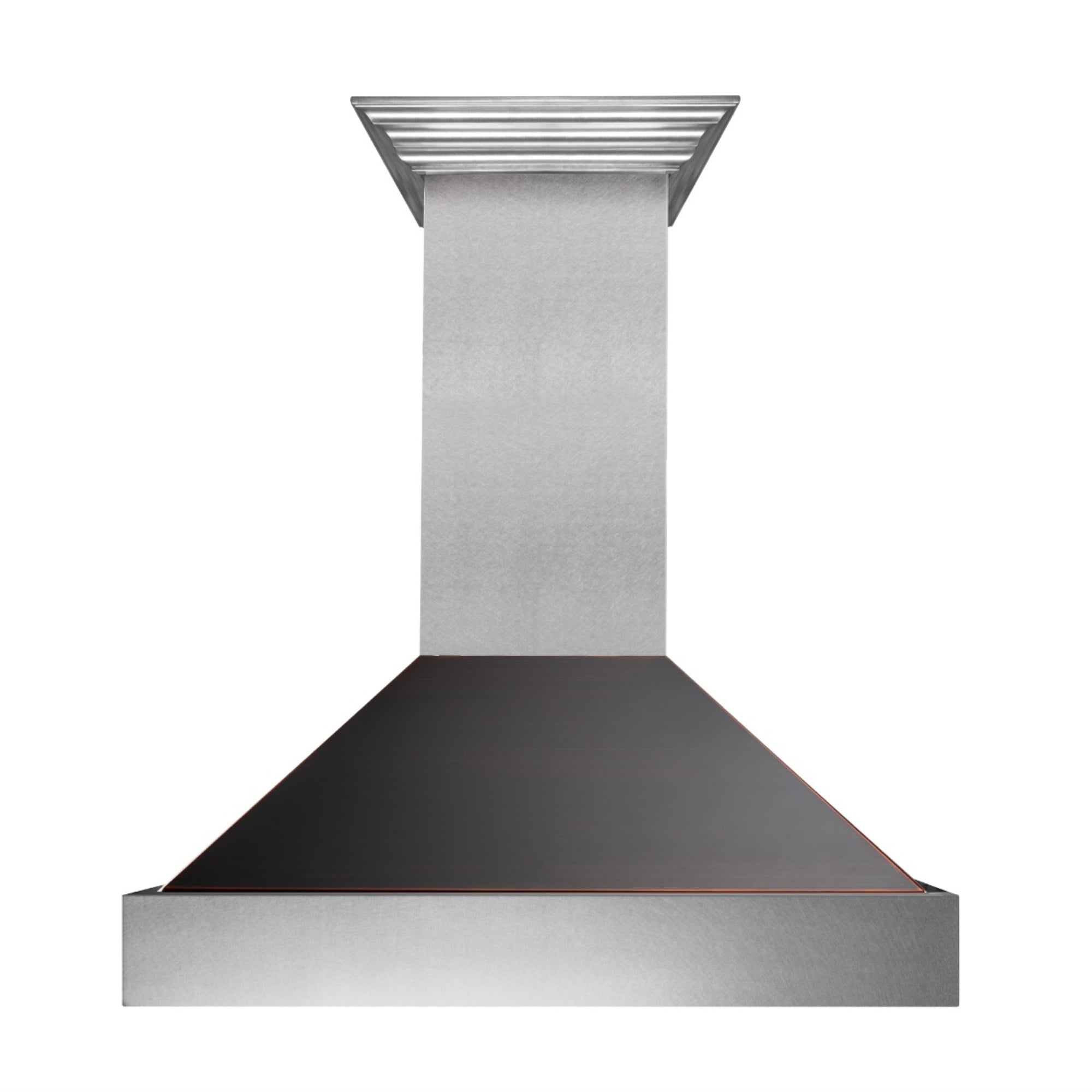 ZLine 8654ORB36 Snow Finish Range Hood With Oil Rubbed Bronze Shell