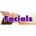 thumbnail image 1 of 36" FACIALS DECAL sticker spa beauty shop massage manicure pedicure, 1 of 1