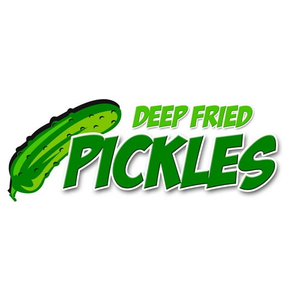 36" FRIED PICKLES DECAL sticker deep pickle