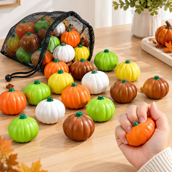 36 Fall Pumpkin Balls Party Favor Harvest