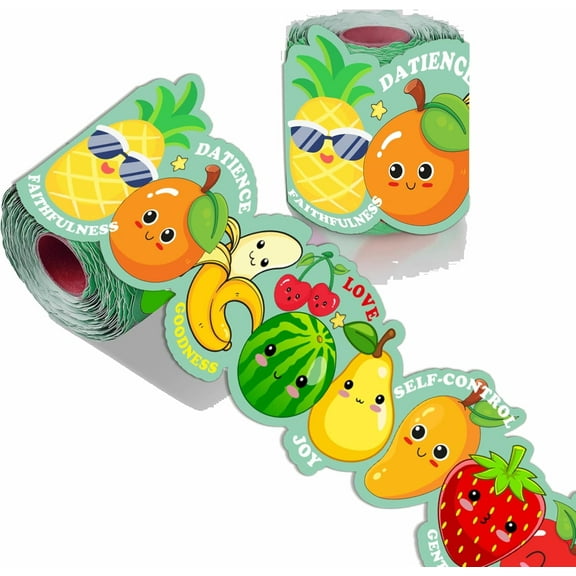 36 Feet Fruits of the Spirit Bulletin Board Border Religious Classroom Decor, Easter Sunday School Bible Accents, Christian Wall Display