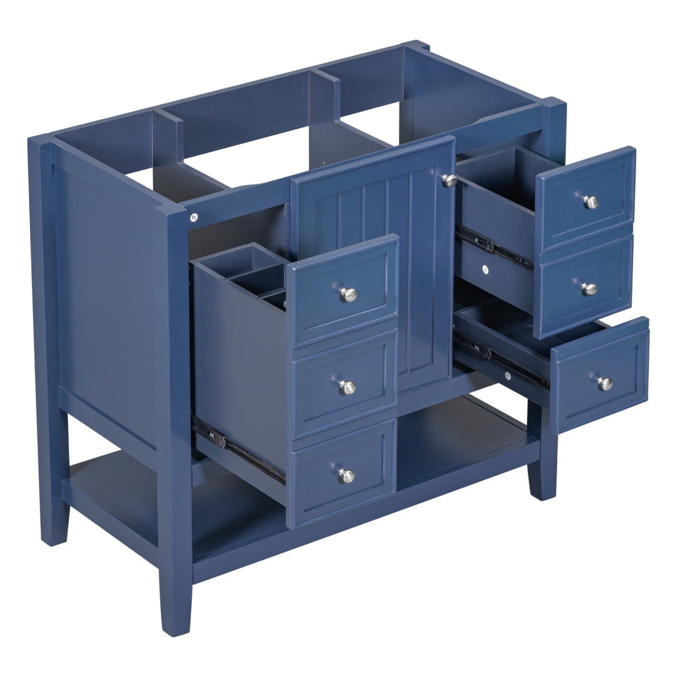 36" Freestanding Bathroom Vanity Without Sink, Modern Wooden Bathroom ...
