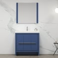 thumbnail image 1 of 36" Freestanding Bathroom Vanity with Sink & Medicine Cabinet - Navy Blue, 1 of 8