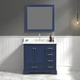 thumbnail image 1 of 36" Freestanding Bathroom Vanity with Sink - Navy Blue, 1 of 14