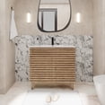 thumbnail image 1 of eclife 36" Freestanding Wood Bathroom Vanity with Integrated Sink Top and Faucet, 1 of 5