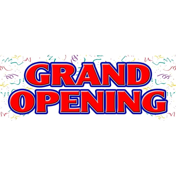 36" GRAND OPENING DECAL sticker new store