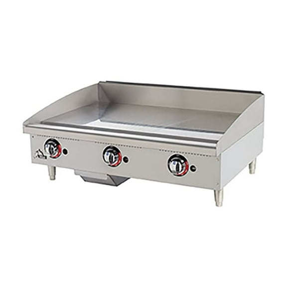 36 Gas Griddle w/ Manual Controls - 1 Steel Plate, Convertible