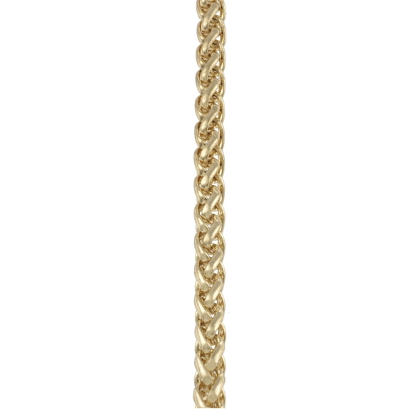 36" Gold Wheat Chain Necklace by Bead Landing – 4.5mm Nickel-Free Iron Chain for Pendants & DIY Jewelry Projects - 12 Pack