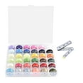 36 Grid With Colorful Bobbin Thread Sewing Machine Supplies Storage Box