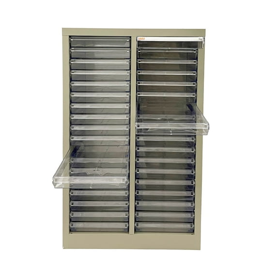 36 Grids Vertical Drawers File Cabinet Paper Document Hardware Storage Cabinet Open storage cabinet