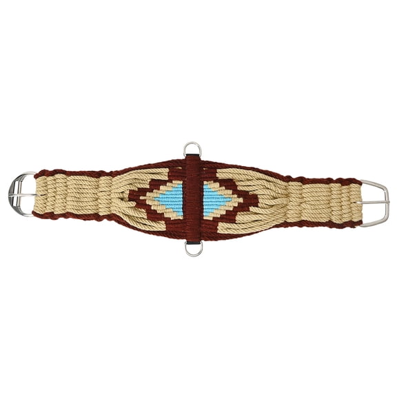36" HILASON Western Horse Wool Rope Girth Red