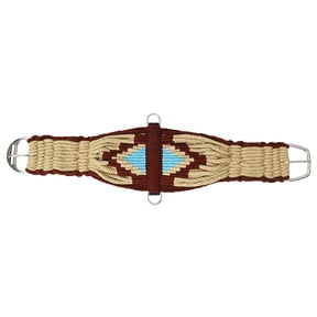 36" HILASON Western Horse Wool Rope Girth Red
