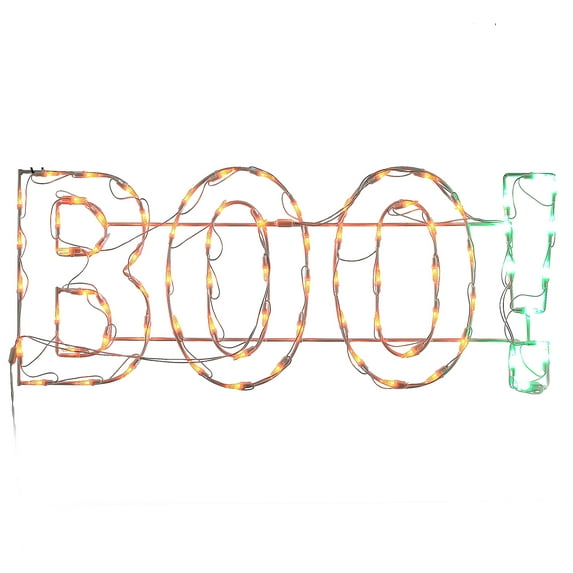 36 in. Halloween Lighted BOO! Sign