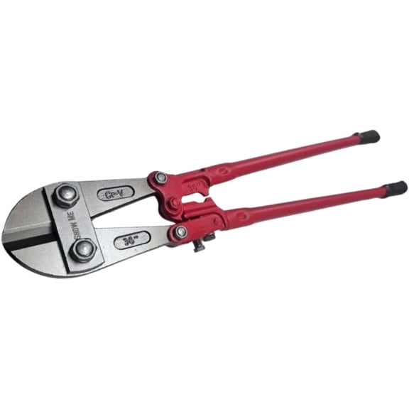 36" Heavy-Duty Bolt Cutters 36-inch Compound-Action Bolt Cutter with Forged Steel Jaws & Long Handles for Cutting Bolts, Chains, Padlocks & Wire Rope